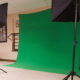 Green Screen Setup ready for a shooting